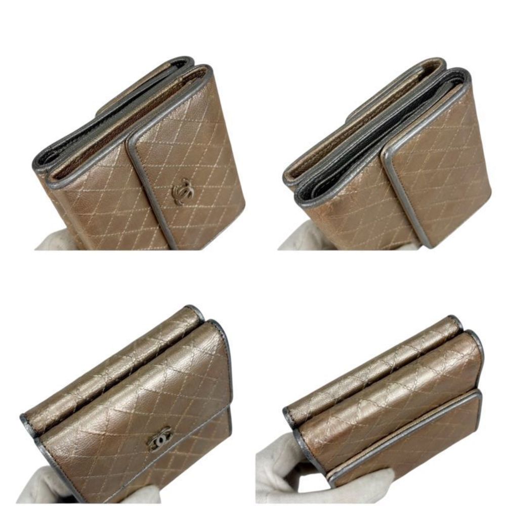 Chanel W Hook Coco Logo Hardware Compact Wallet F… - image 6